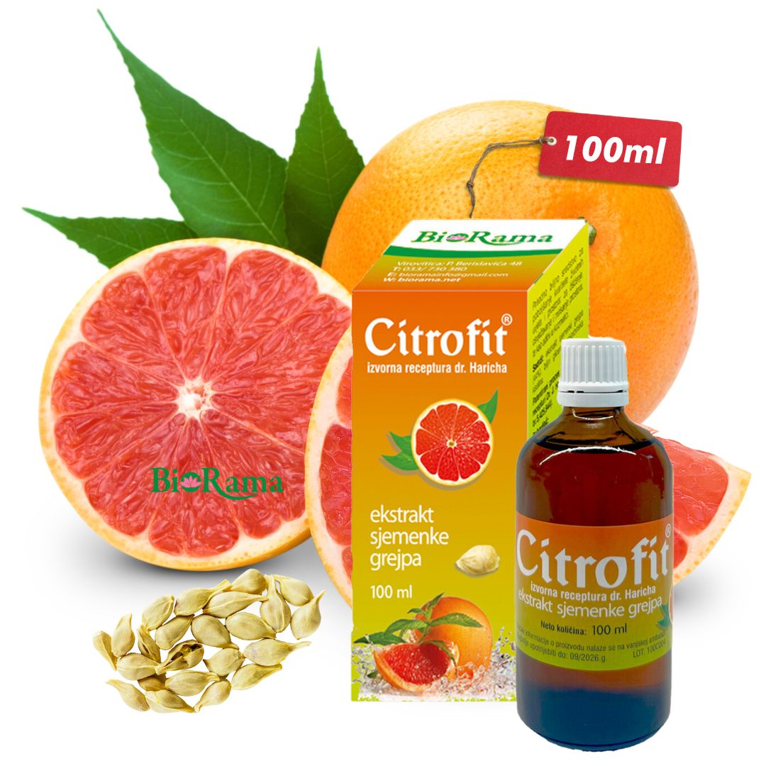 citrofit biorama ekstrakt sjemenki grejpa grapafruit kapi tvornica 100ml imunitet zdrave hrane | Bio Rama Citrofit