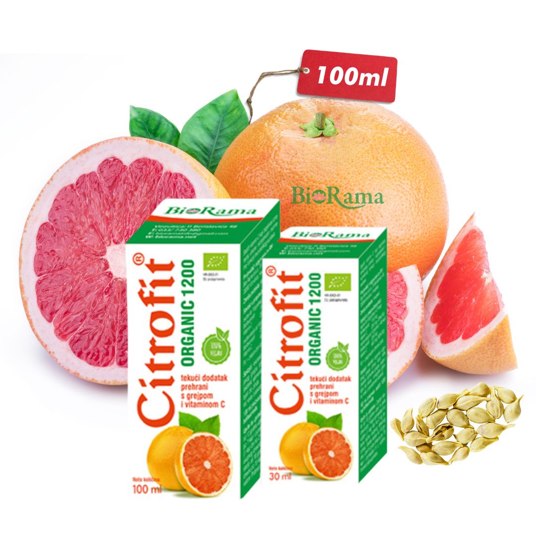 Citrofit Organic sa C vitaminom100ml