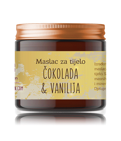 Čokolada i Vanilija | Bio-Rama Čokolada & Vanilija, maslac za tijelo 150 ml
