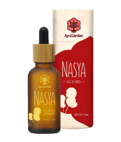 Nasya ulje i box web | Bio-Rama Ayurvedski proizvodi i usluge