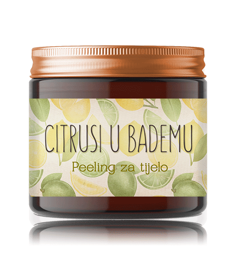 Peeling Citrusi | Bio-Rama Citrus u bademu piling za lice i tijelo 150ml