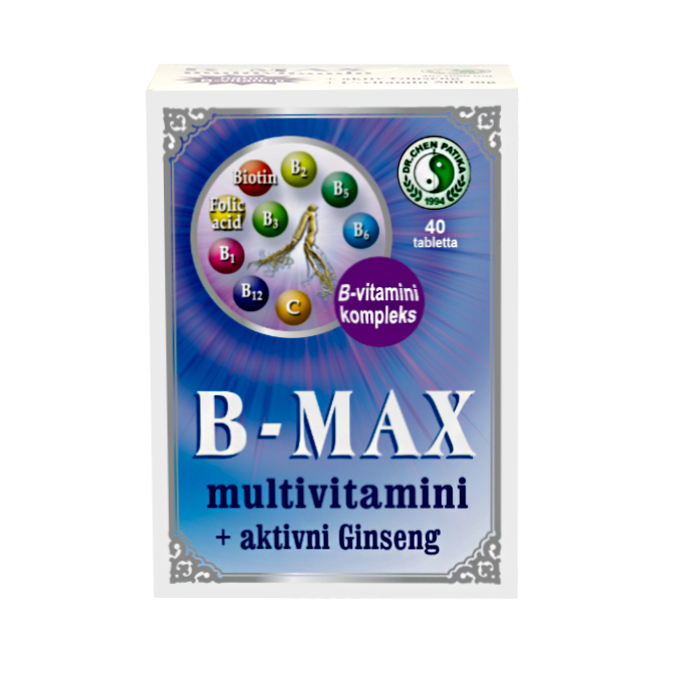 B MAX MULTIVITAMIN 40 tableta 1 | Bio Rama B-MAX MULTIVITAMIN, 40 tableta