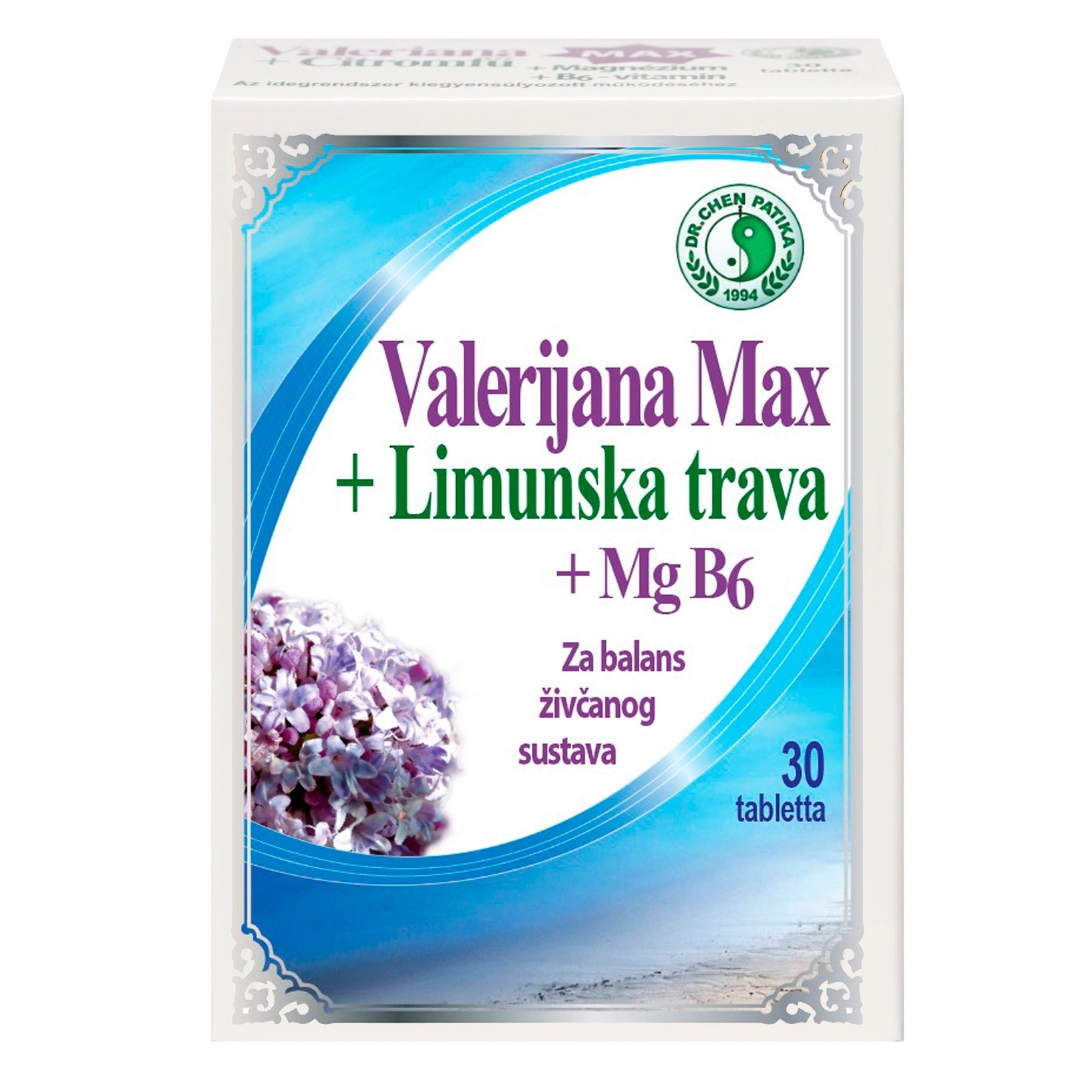 Valeriana Max Maticnjak Magnezij Vitamin B6 30 tableta 8 | Bio-Rama Ayurvedski proizvodi i usluge