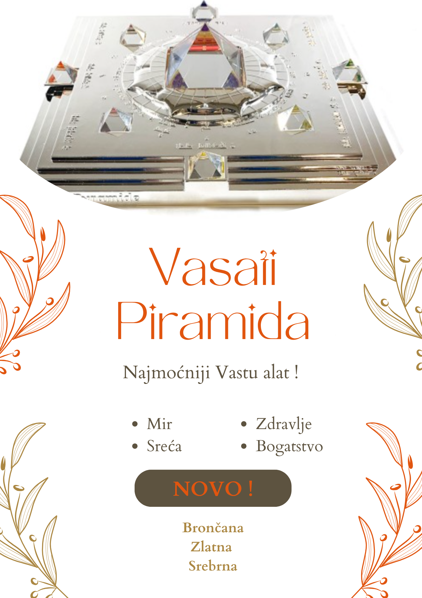 Brown and Beige Floral Beauty Spa Flyer 1 | Bio Rama Ayurvedski proizvodi i usluge