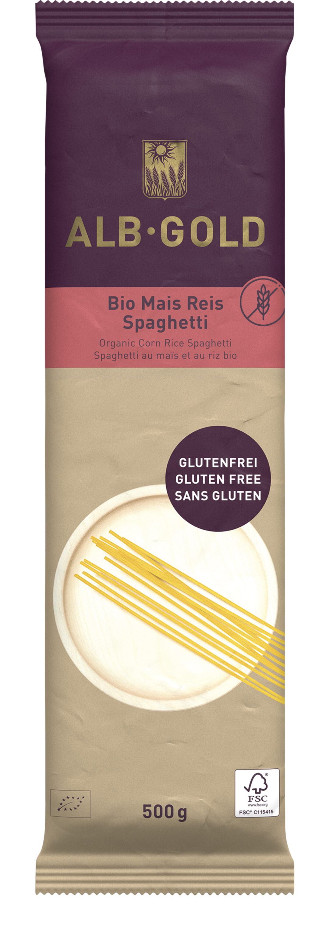 1100329 Papier MR Spaghetti 500g scaled | Bio Rama Eko Tjestenina od kukuruza i riže Bez Glutena Šageti 500gr