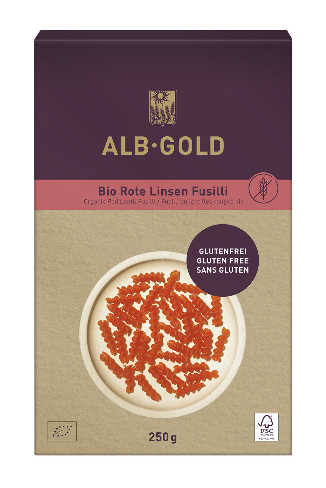 1100686 RL Fusilli 250g | Bio Rama EKO Tjestenia od crvene leće Bez glutena 250gr
