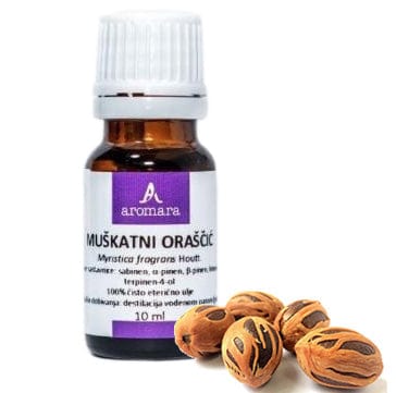 MUŠKATNI ORAŠČIĆ eterično ulje, 10 ml